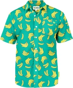 Tipsy Elves Men's Havana Banana Hawaiian Shirt