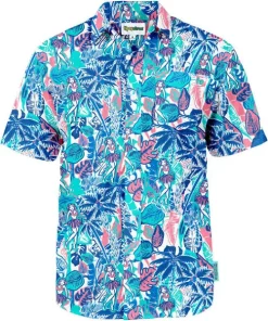 Tipsy Elves Men's Island Breeze Hawaiian Shirt