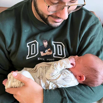 Custom Dad Life Photo Hoodie or Sweatshirt – Personalized