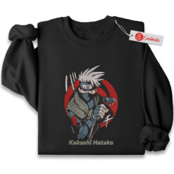 Kakashi Embroidered Sweatshirt, Naruto Shirt, Anime Embroidered Sweatshirt