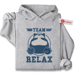 Snorlax Embroidered Hoodie, Pokemon Shirt, PKM Shirt, Anime Embroidered Hoodie