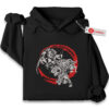 Nezuko & Tanjiro Embroidered Hoodie, Demon Slayer Shirt, Anime Embroidered Hoodie