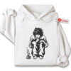 L Embroidered Hoodie, Death Note Shirt, Anime Embroidered Hoodie