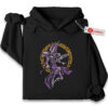 Dark Magician Embroidered Hoodie, Yugioh Shirt, Anime Embroidered Hoodie
