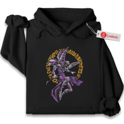 Dark Magician Embroidered Hoodie, Yugioh Shirt, Anime Embroidered Hoodie