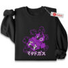 Weezing Embroidered Sweatshirt, Pokemon Shirt, PKM Shirt, Anime Embroidered Sweatshirt