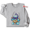 Squirtle Embroidered Sweatshirt, Pokemon Shirt, PKM Shirt, Anime Embroidered Sweatshirt