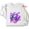 Gatsly Embroidered Sweatshirt, Pokemon Shirt, PKM Shirt, Anime Embroidered Sweatshirt