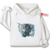 Muichiro Tokito Embroidered Hoodie, Demon Slayer Shirt, Anime Embroidered Hoodie