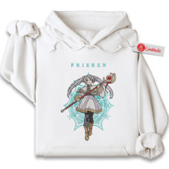 Frieren Embroidered Hoodie, Frieren: Beyond Journey's End Shirt, Anime Embroidered Hoodie