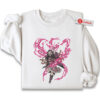Nezuko Kamado Embroidered Sweatshirt, Demon Slayer Shirt, Anime Embroidered Sweatshirt