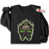 Broly Embroidered Sweatshirt, Dragon Ball Shirt, DBZ Shirt, Anime Embroidered Sweatshirt