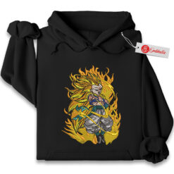 Gotenks Embroidered Hoodie, Dragon Ball Shirt, DBZ Shirt, Anime Embroidered Hoodie