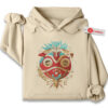 Princess Mononoke Embroidered Hoodie, Studio Ghibli Shirt, Anime Embroidered Hoodie