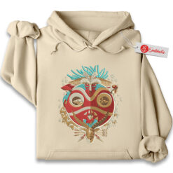 Princess Mononoke Embroidered Hoodie, Studio Ghibli Shirt, Anime Embroidered Hoodie