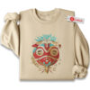 Princess Mononoke Embroidered Sweatshirt, Studio Ghibli Shirt, Anime Embroidered Sweatshirt