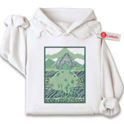 Bulbasaur Embroidered Hoodie, Pokemon Shirt, PKM Shirt, Anime Embroidered Hoodie