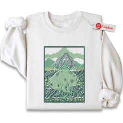 Bulbasaur Embroidered Sweatshirt, Pokemon Shirt, PKM Shirt, Anime Embroidered Sweatshirt