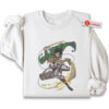 Levi Ackerman Embroidered Sweatshirt, Attack on Titan Shirt, AOT Shirt, Anime Embroidered Sweatshirt