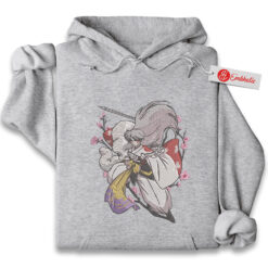 Sesshomaru Embroidered Hoodie, Inuyasha Shirt, Anime Embroidered Hoodie