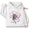 Mitsuri Kanroji Embroidered Hoodie, Demon Slayer Shirt, Anime Embroidered Hoodie