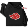 Akatsuki Embroidered Hoodie, Naruto Shirt, Anime Embroidered Hoodie