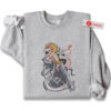 Ichigo Kurosaki Embroidered Sweatshirt, Bleach Shirt, Anime Embroidered Sweatshirt