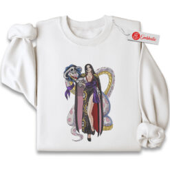 Boa Hancock Embroidered Sweatshirt, One Piece Shirt, Anime Embroidered Sweatshirt