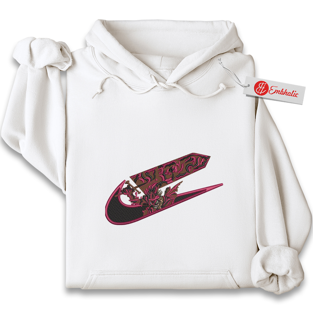 Asta Uchiha Embroidered Hoodie, Black Clover Shirt, Anime Embroidered Hoodie Asta Uchiha Embroidered Hoodie, Black Clover Shirt, Anime Embroidered Hoodie