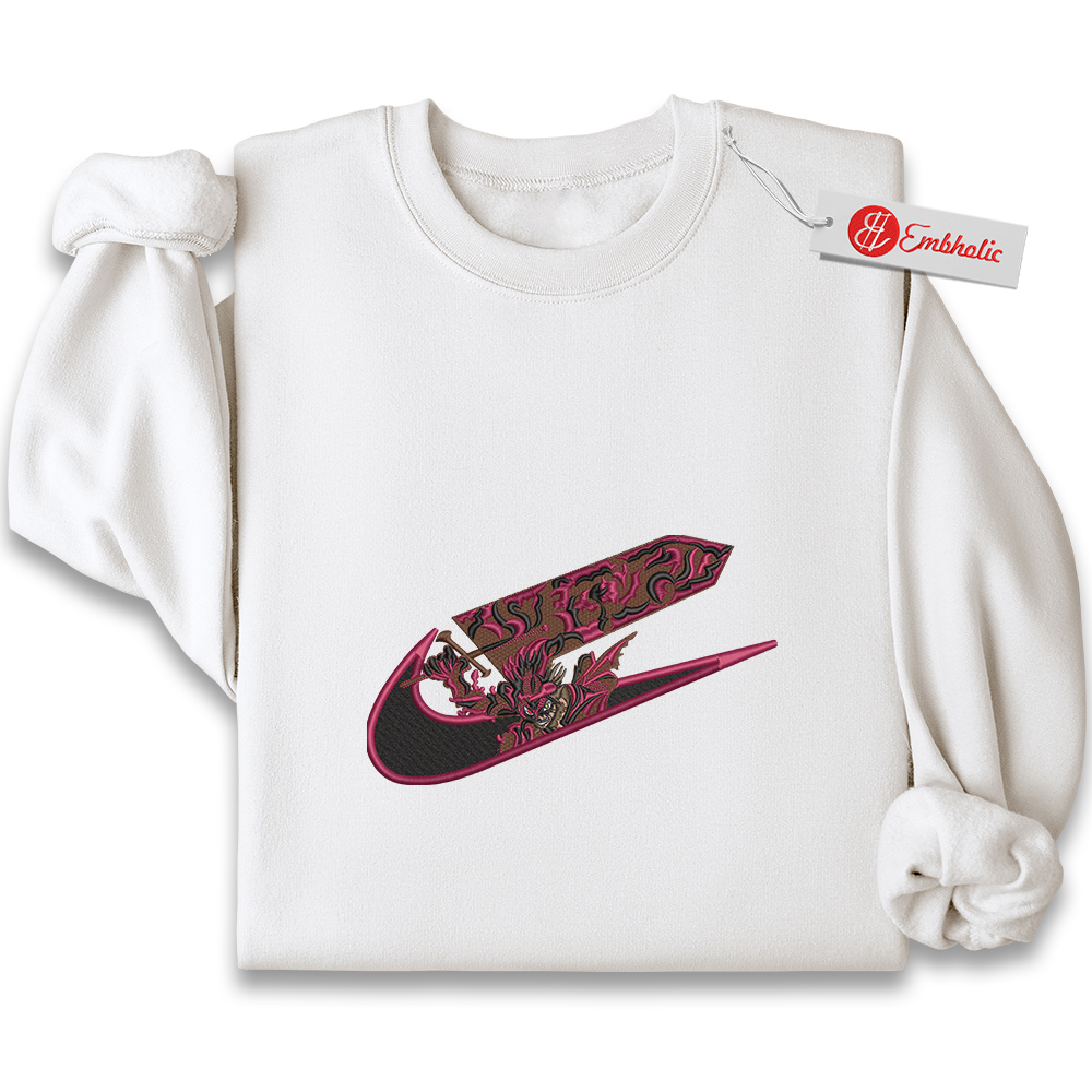 Asta Uchiha Embroidered Sweatshirt, Black Clover Shirt, Anime Embroidered Sweatshirt Asta Uchiha Embroidered Sweatshirt, Black Clover Shirt, Anime Embroidered Sweatshirt