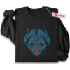 Madara Uchiha Embroidered Sweatshirt, Naruto Shirt, Anime Embroidered Sweatshirt