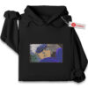 Satoru Gojo Embroidered Hoodie, Jujutsu Kaisen Shirt, Anime Embroidered Hoodie