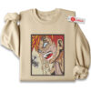 Gaara Embroidered Sweatshirt, Naruto Shirt, Anime Embroidered Sweatshirt
