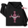 Whitebeard Pirates Embroidered Hoodie, One Piece Shirt, Anime Embroidered Hoodie