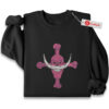 Whitebeard Pirates Embroidered Sweatshirt, One Piece Shirt, Anime Embroidered Sweatshirt