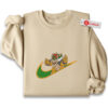 Bowser Embroidered Sweatshirt, Mario Shirt, Game Embroidered Sweatshirt