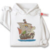 Going Merry Embroidered Hoodie, One Piece Shirt, Anime Embroidered Hoodie