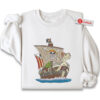 Going Merry Embroidered Sweatshirt, One Piece Shirt, Anime Embroidered Sweatshirt