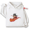 Son Goku Embroidered Hoodie, Dragon Ball Shirt, Anime Embroidered Hoodie