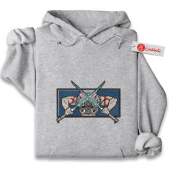 Inosuke Hashibira Embroidered Hoodie, Demon Slayer Shirt, Anime Embroidered Hoodie