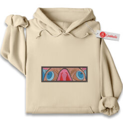 Inosuke Hashibira Embroidered Hoodie, Demon Slayer Shirt, Anime Embroidered Hoodie