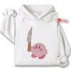 Kirby Embroidered Hoodie, Kirby Shirt, Game Embroidered Hoodie