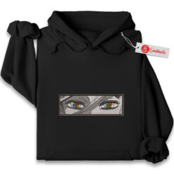 Doma Embroidered Hoodie, Demon Slayer Shirt, Anime Embroidered Hoodie