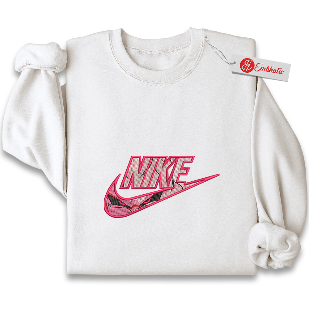 Embroidered Majin Buu Sweatshirt, Dragon Ball Shirt, Anime Embroidered Sweatshirt Embroidered Majin Buu Sweatshirt, Dragon Ball Shirt, Anime Embroidered Sweatshirt