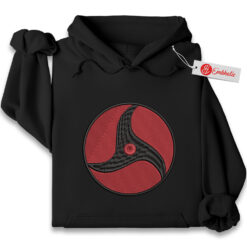 Sharingan Itachi Embroidered Hoodie, Naruto Shirt, Anime Embroidered Hoodie