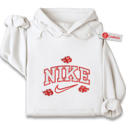 Akatsuki Embroidered Hoodie, Naruto Shirt, Anime Embroidered Hoodie