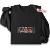 Kokushibo Embroidered Sweatshirt, Demon Slayer Shirt, Anime Embroidered Sweatshirt