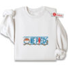 One Piece Embroidered Sweatshirt, One Piece Shirt, Anime Embroidered Sweatshirt