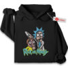 Rick and Morty Embroidered Hoodie, Rick and Morty Shirt, Animated Embroidered Hoodie