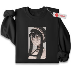 Yor Forger Embroidered Sweatshirt, Spy x Family Shirt, Anime Embroidered Sweatshirt